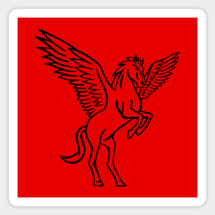 Simple Pegasus on Red Magnet